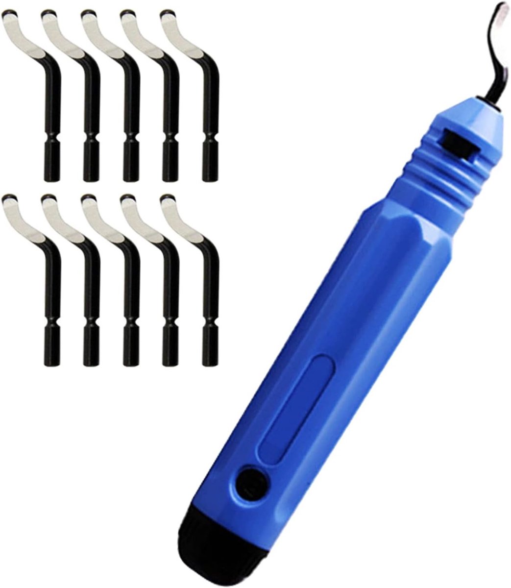 Handmatige ontbraamtool voor plastic en metaal - Deburring set met messen en accessoires voor een perfecte afwerking
