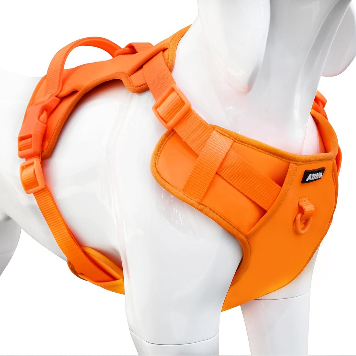 SnelShoppen - Comfortabele Hondenharnas voor Wandelen - Lichtgewicht Harnas met 2 Leash Clips en Zacht Gewatteerd Handvat, Verstelbare No Pull Hondenb