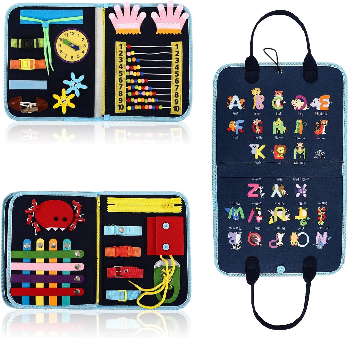 SnelShoppen - Sensory Blanket voor Ouderen, Alzheimer en Dementie Activiteiten Mat, Autisme Ontspanning Dekentje, Stress Vermindering, Verbeterde Ment