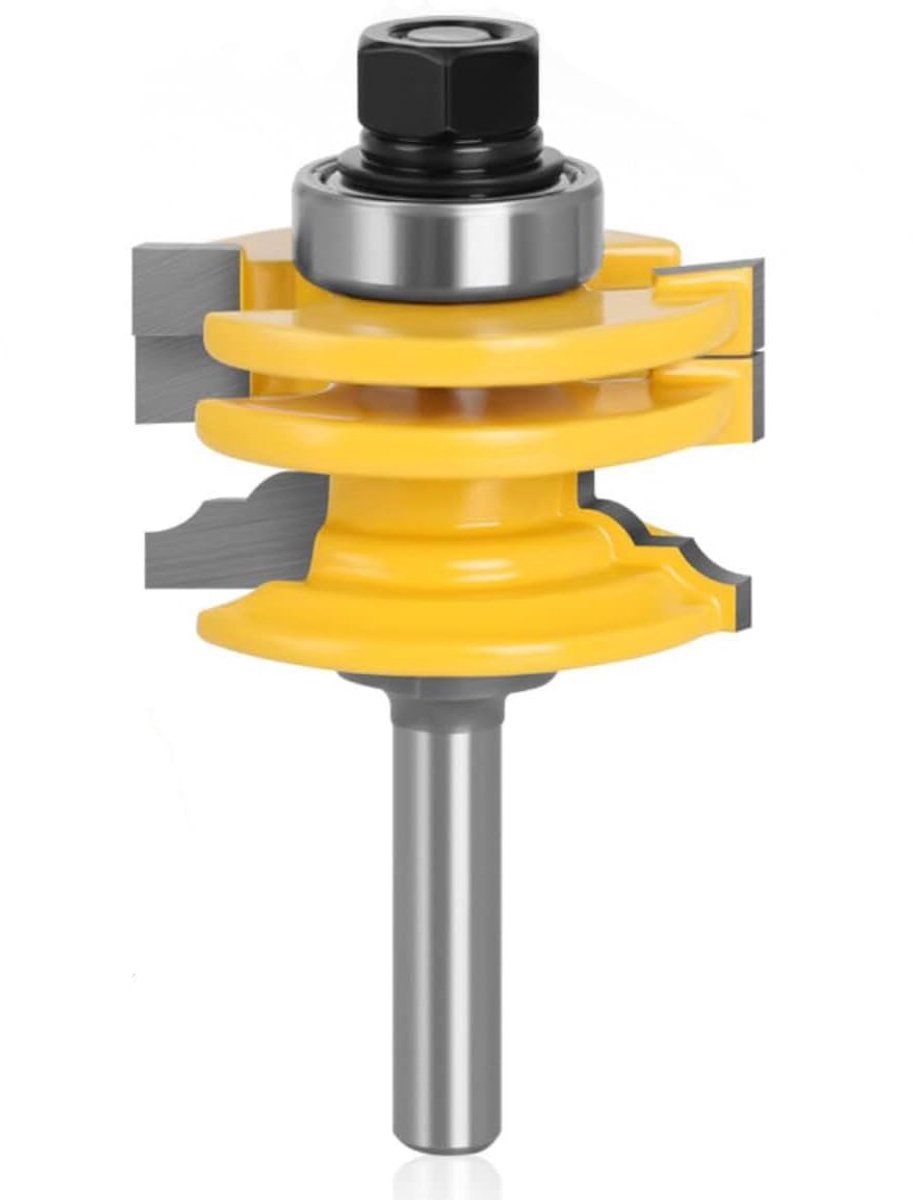 SnelShoppen - 8mm Bonding Cutter Router Bit voor Houtbewerking, Bewerken van Deuren en Ramen, Precisie Snijgereedschap van Hoogwaardige Staal met Tefl