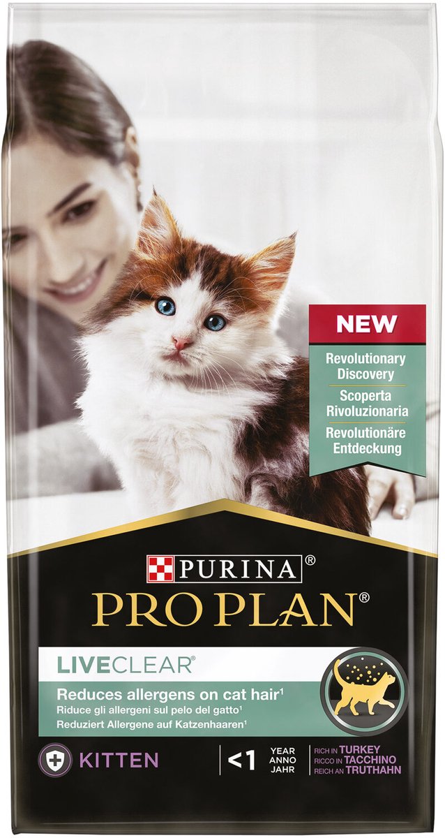 Pro Plan Kitten LiveClear Katten Droogvoer - Kalkoen - 14 kg