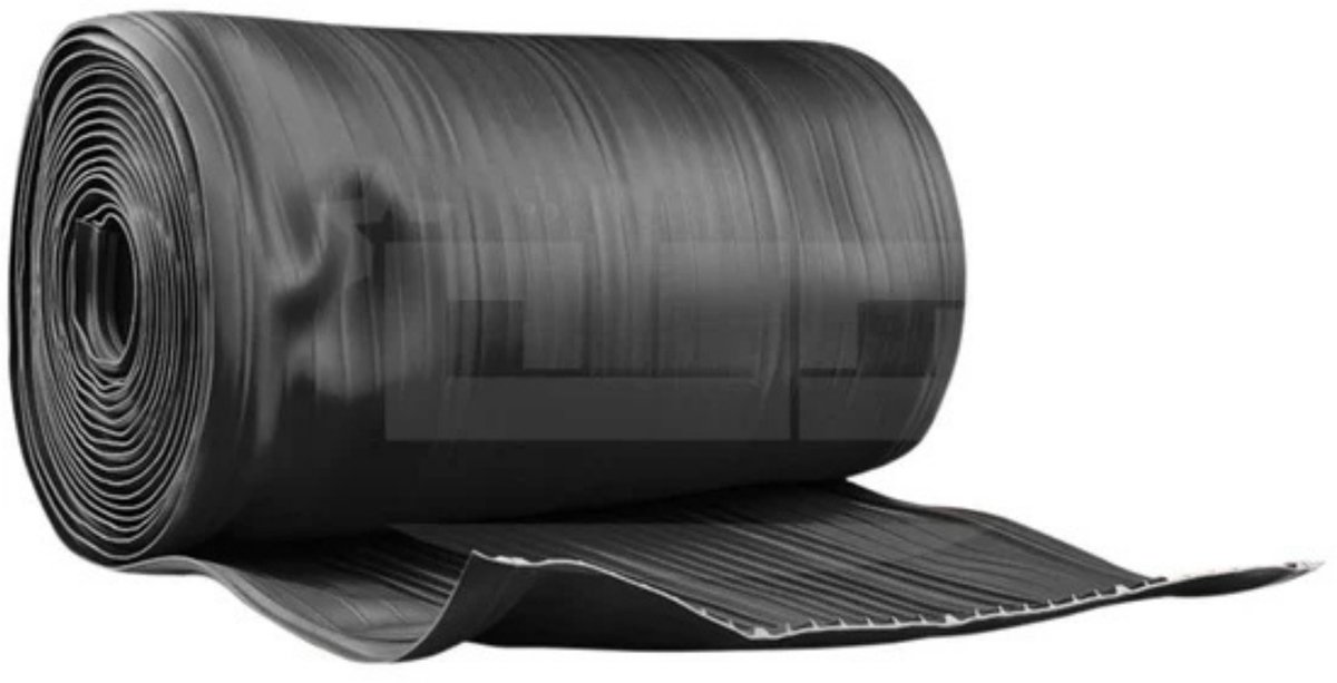 Kilgoot Soft Pvc Rol Zwart 10 meter