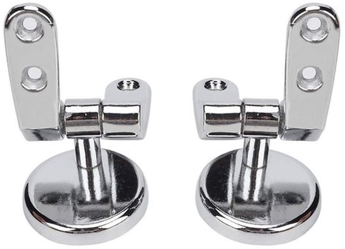 Toiletzitting Softclose - Universele Toiletzitting Beugel - Toiletzitting Scharnier Reparatie - Verstelbare Bevestiging - Gemakkelijk te Gebruiken - Hoogwaardige Zinklegering - Toiletdeksel
