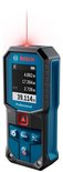 Bosch laserafstandsmeter met rode laserstraal en display "39.114m Professional".