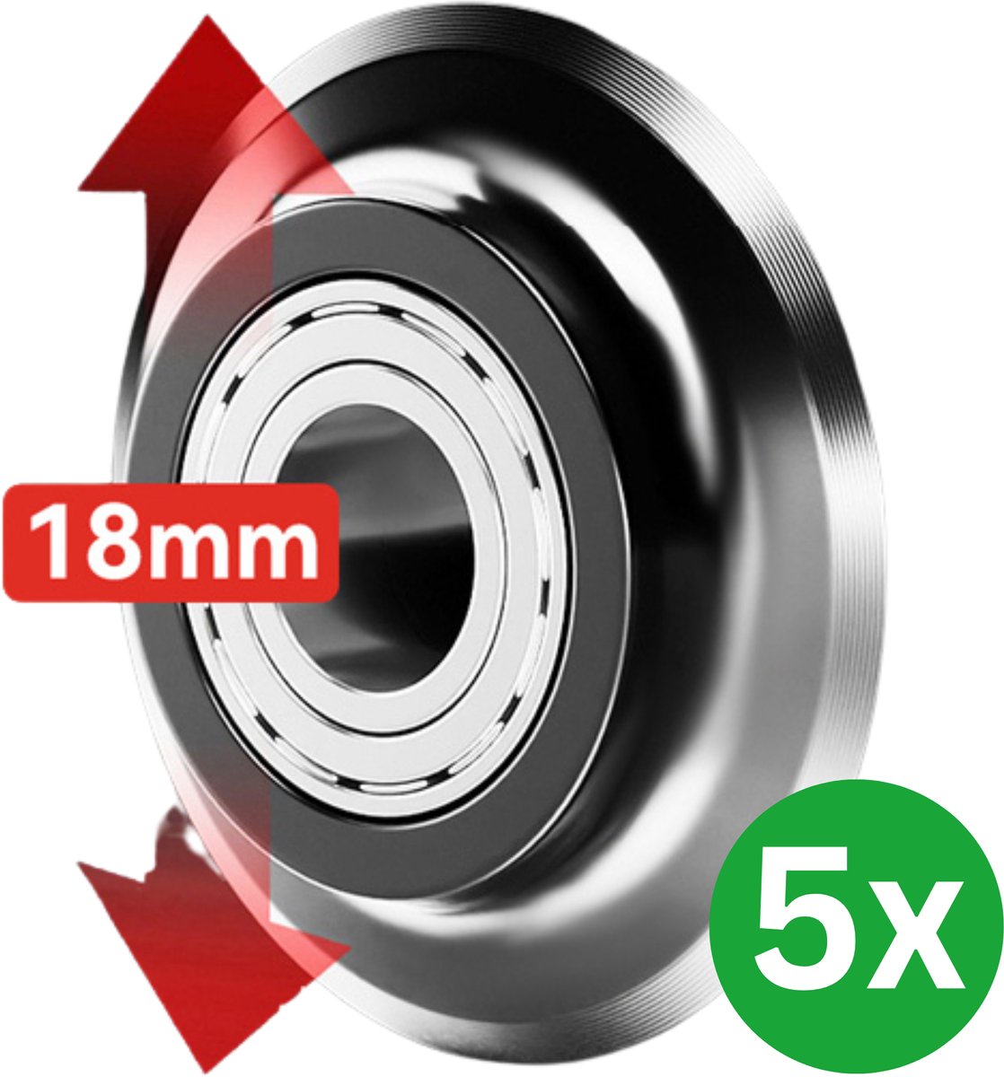 AdroitGoods Vervangmes Pijpsnijder – Set 5 stuks - Reserve Snijwiel – Geschikt voor 6–23 mm Pijpsnijder – Duurzaam & Messcherp
