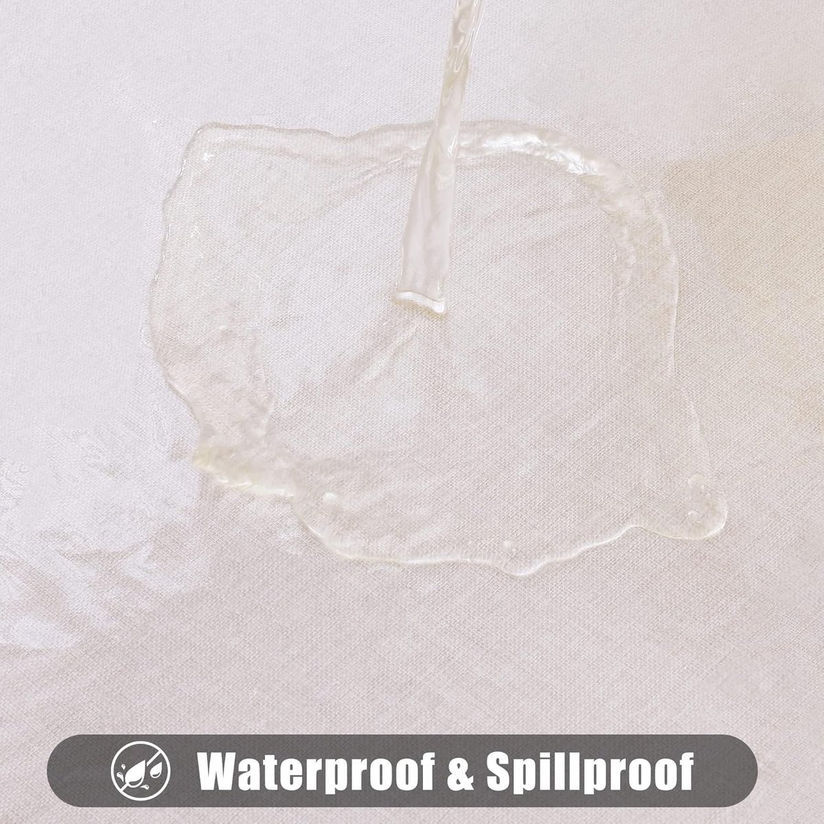 SnelShoppen - Transparante Tafelkleed 140 cm Breed - Waterdicht & Wasbaar PVC Tafelkleed - Bescherming voor Tuin, Keuken, Feest, Camping - 63 x 100 cm