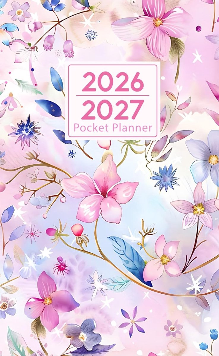 SnelShoppen - 2026-2027 Pocket Planner | 2 Jaar Pocket Kalender | Januari 2026 tot December 2027 | Compact, Handzaam, Perfect voor Thuis, Werk, School