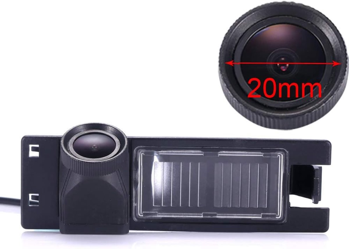 SnelShoppen - 170° Super Wide Angle HD Achteruitrijcamera, Waterdicht, Nachtzicht, Compatibel met Diverse Auto's zoals Buick en Opel