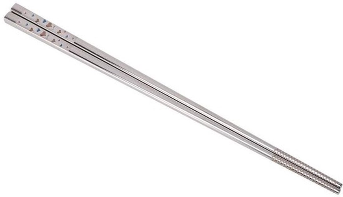 Eetstokjes Roestvrij Staal - Eetstokjes Vaatwasserbestendig - Eetstokjes Kinderen - Eetstokjes Hulpstuk - Eetstokjes Japan - Duurzaam en Milieuvriendelijk Design - Chopsticks