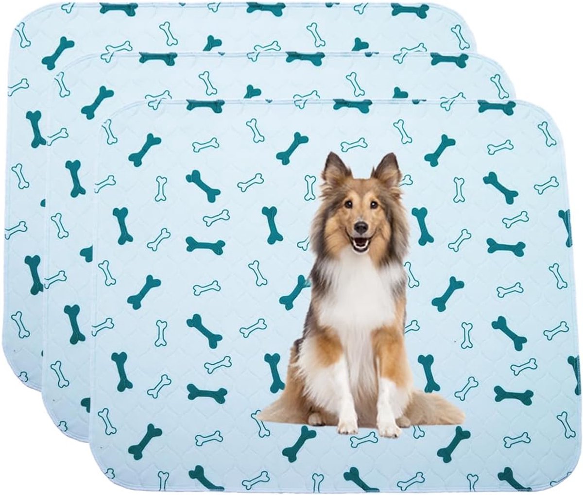 SnelShoppen - Washable XL Puppy Pad 75 x 89cm - Herbruikbare Training Pad voor Extra Grote Hond - Waterdichte Huisdieren Pee Pad - Incontinentie Mat v