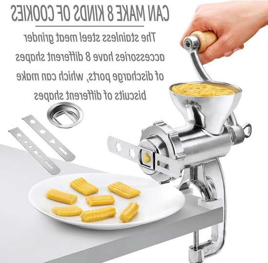 2-delige spuitmond set voor gebak, roestvrijstalen accessoires voor koekjes en taarten, geschikt voor MUM4/MUM5 keukenmachines — afbeelding 4