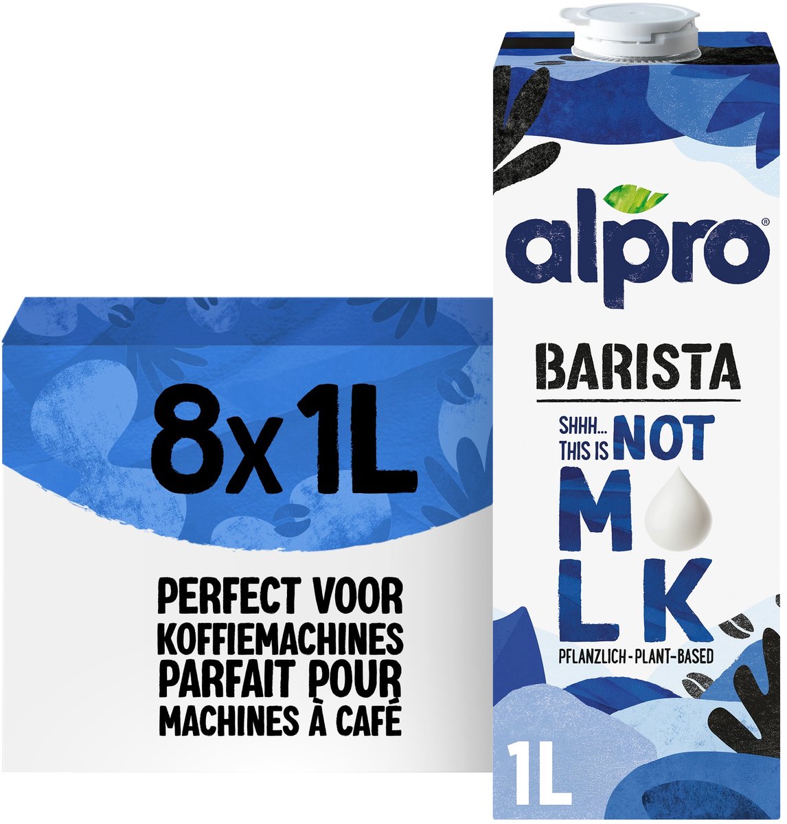Alpro Barista This Is Not M*lk - Plantaardige Melk - Geschikt voor Koffie - Lactosevrij - 8 x 1L