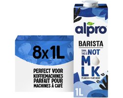 Alpro Barista This Is Not M*lk - Plantaardige Melk - Geschikt voor Koffie - Lactosevrij - 8 x 1L