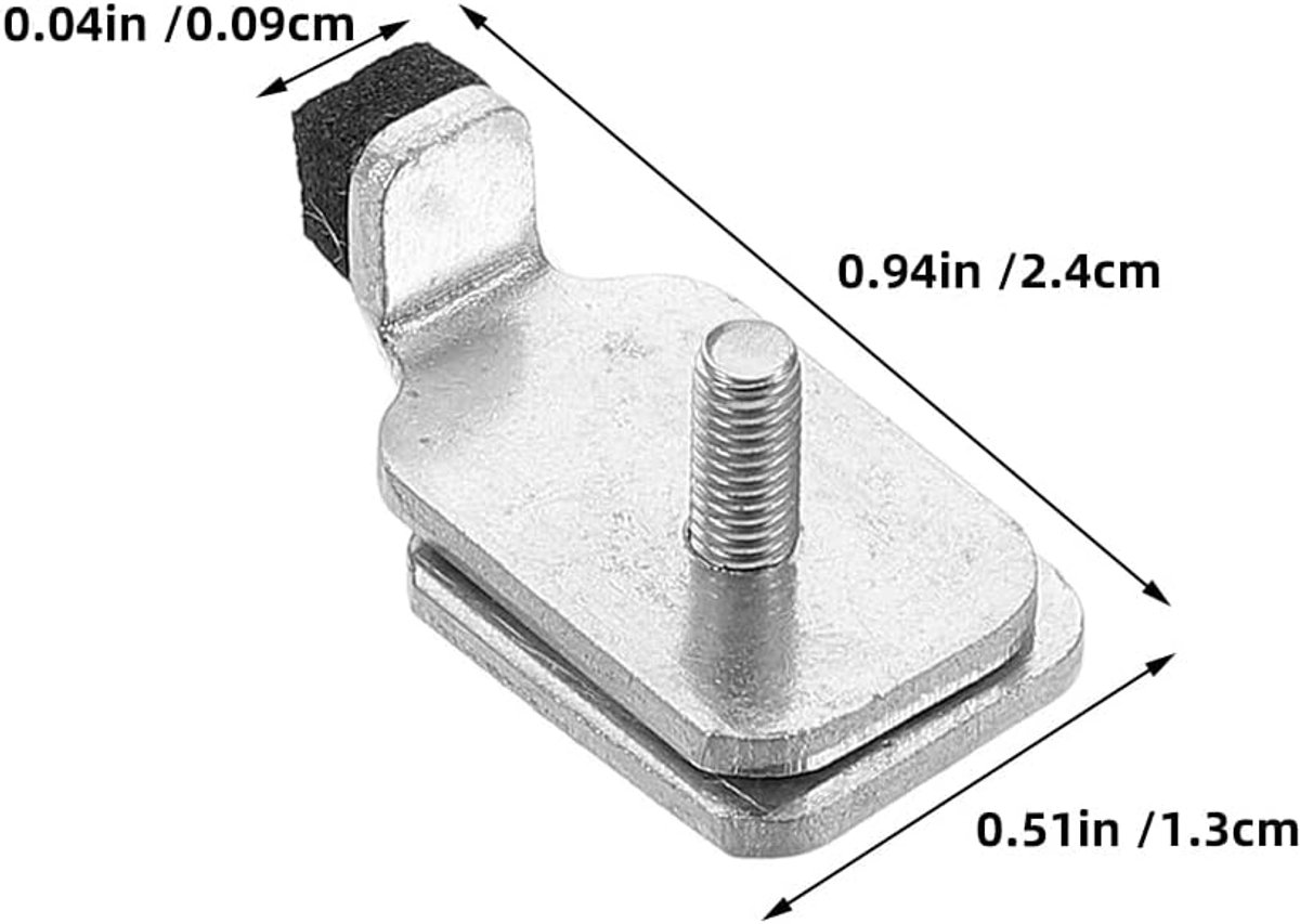 SnelShoppen - 20 Stuks Gordijnrails Stoppers - IJzeren Eindstoppers voor Gordijnrails - Robuuste Bevestigingsaccessoires - Eenvoudige Installatie voor