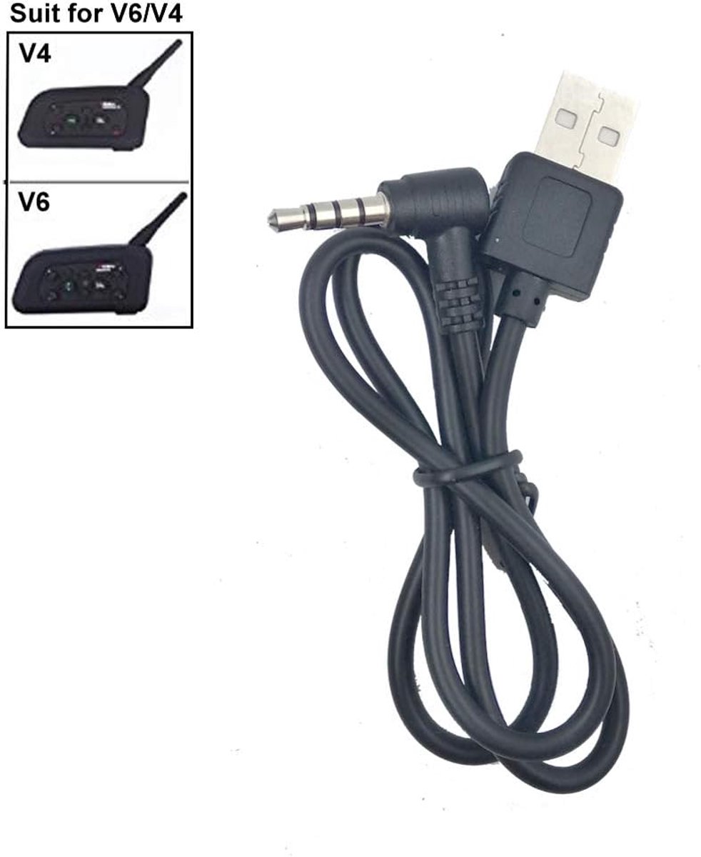 SnelShoppen - USB Oplaadkabel voor V6/V4 Motorhelm Bluetooth Intercom - Accessoires voor Motorfiets Communicatie