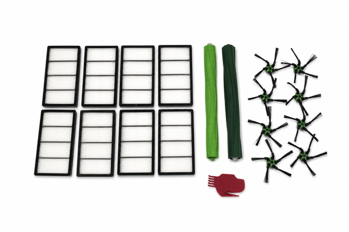 AllSpares Onderdelenset Stofzuiger geschikt voor iRobot S9 / S9PLUS (19st.)