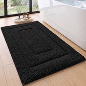MAESON Badmat 40x60 cm - Antislip en absorberend - Zwart