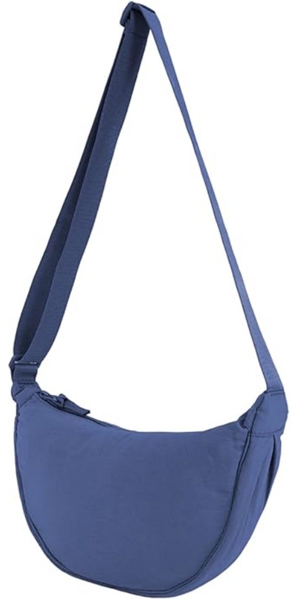 Daity Crossbodytas — Stijlvolle unisex schoudertas — Halvemaanvorm — Compact & casual — Verstelbare schouderband