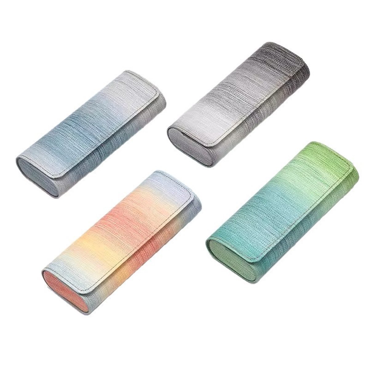4 Stuks Kleurrijke Hard Case Brillenkoker - Universele Opbergbox Voor Dames En Volwassenen, Krasbestendige Bescherming Voor Leesbrillen En Zonnebrillen