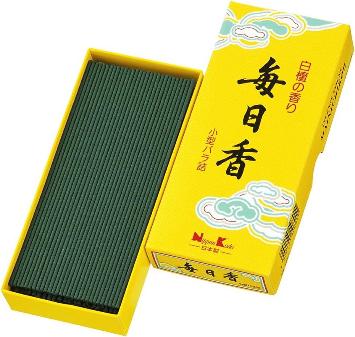 SnelShoppen - Mainichi Koh Incense Sticks Sandelhout - 70g - 300 Sticks - Japanse Geuren - Dagelijks Gebruik - Aromatherapie - Ontspanning
