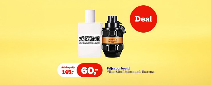 Topdeal op parfum
