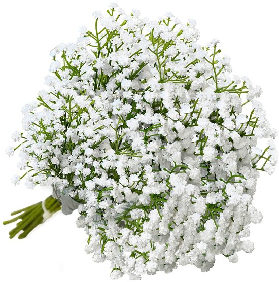 Foto: Dailygoods gipskruidbloemen 10 delige set kunstbloemen boeket kunstbloemen voor binnen bruiloftsdecoratie huisdecoratie realistisch en weelderig