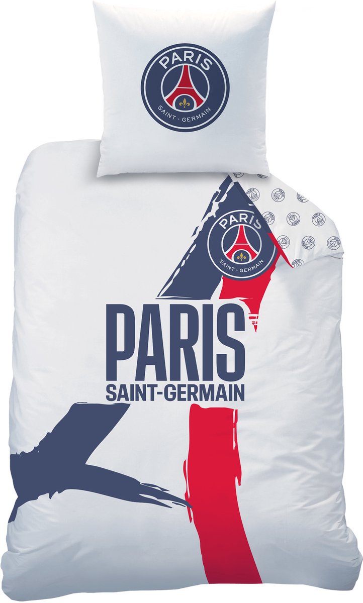 Paris Saint Germain Dekbedovertrek Tour - 140 x 200 + 63 x 63 cm - Katoen