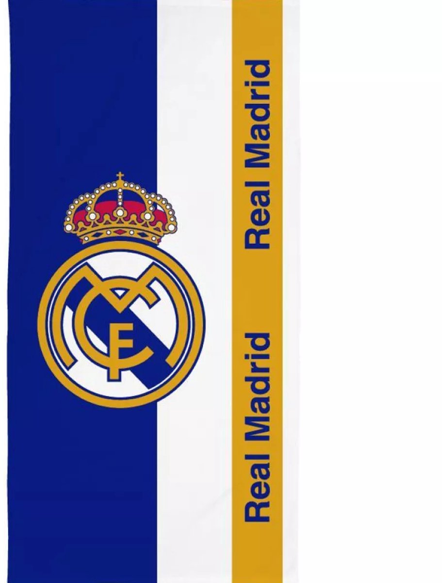 Real Madrid Strandlaken - Polyester Handdoek - 70 x 140 cm