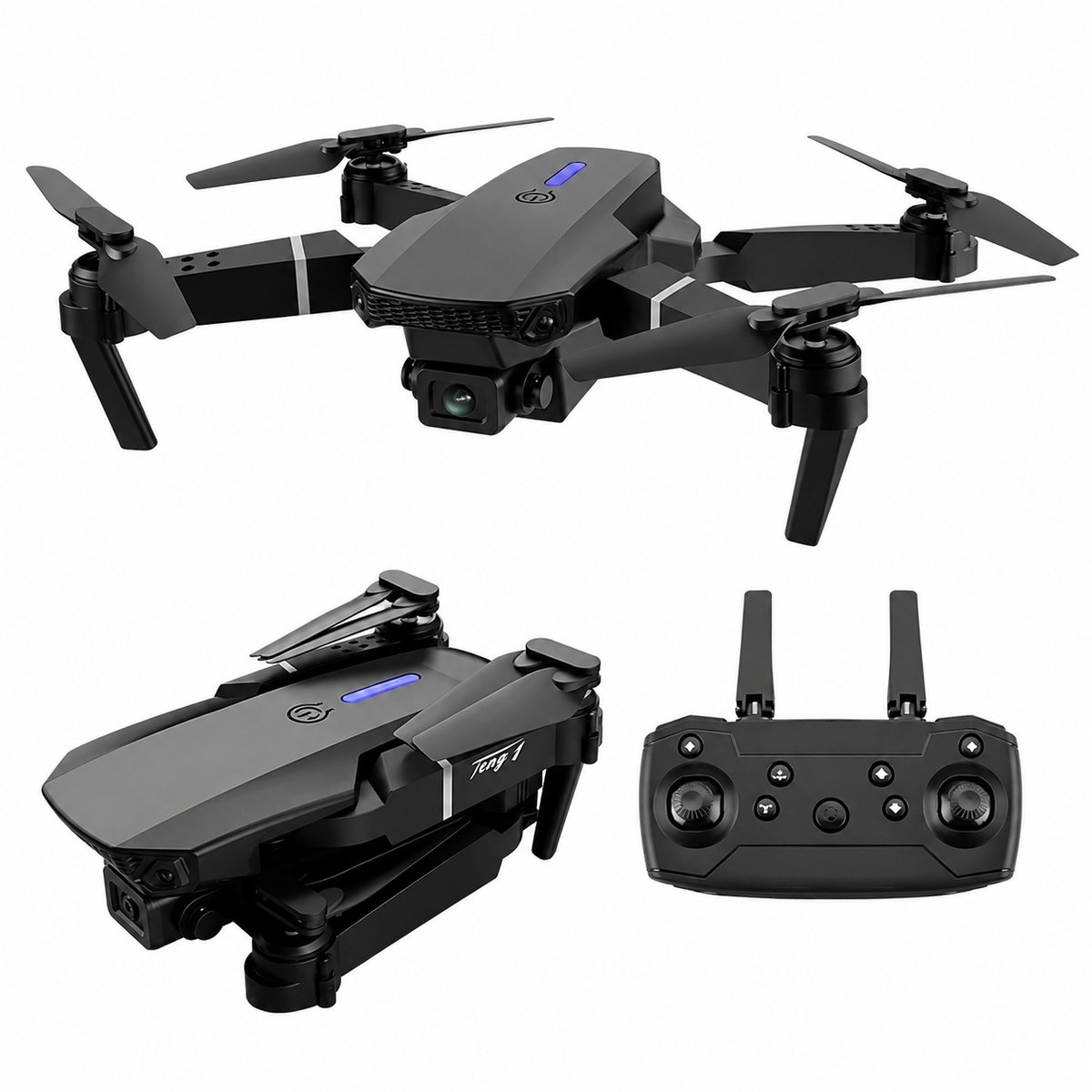 Rolu Drone – Drone Met 4K Camera – Mini Drone Met HD Camera – Tot 100 Meter – Beginners & Gevorderden – Compact – Inclusief Reserveonderdelen