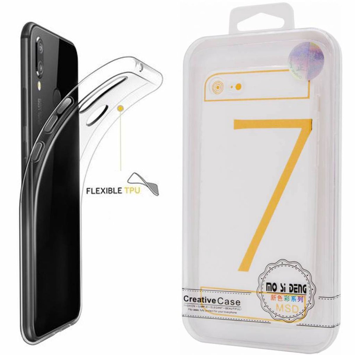 Clear Silicone case P Smart