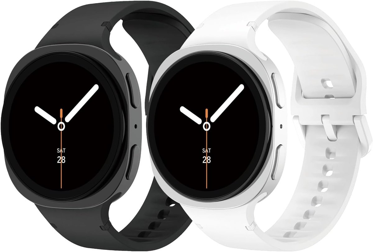 Smartwatch band 40mm 44mm 46mm - zacht siliconen sportband - voor Galaxy Watch 8 Classic - ShopVlot