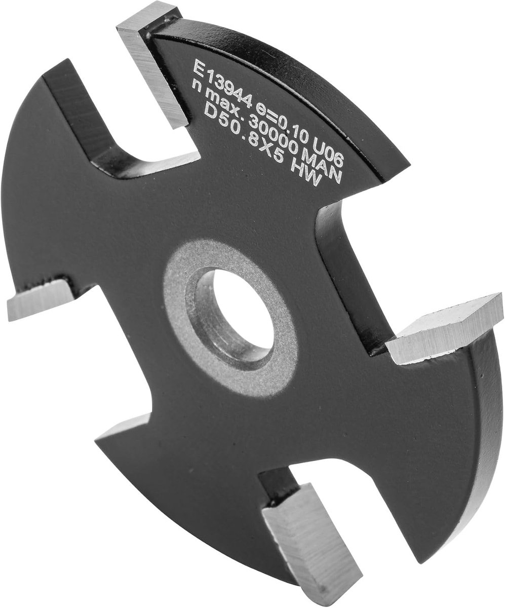 Groefzaag 50,8 mm - Carbide - 8 mm asgat - Voor het creëren van zijdelingse groeven - ShopVlot