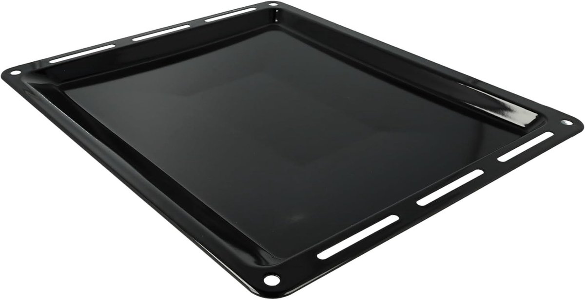 Bakplaat electrisch - Zilver - 44,5 x 37,5 x 2,5 cm - Geschikt voor Oven - Voor Bakliefhebbers