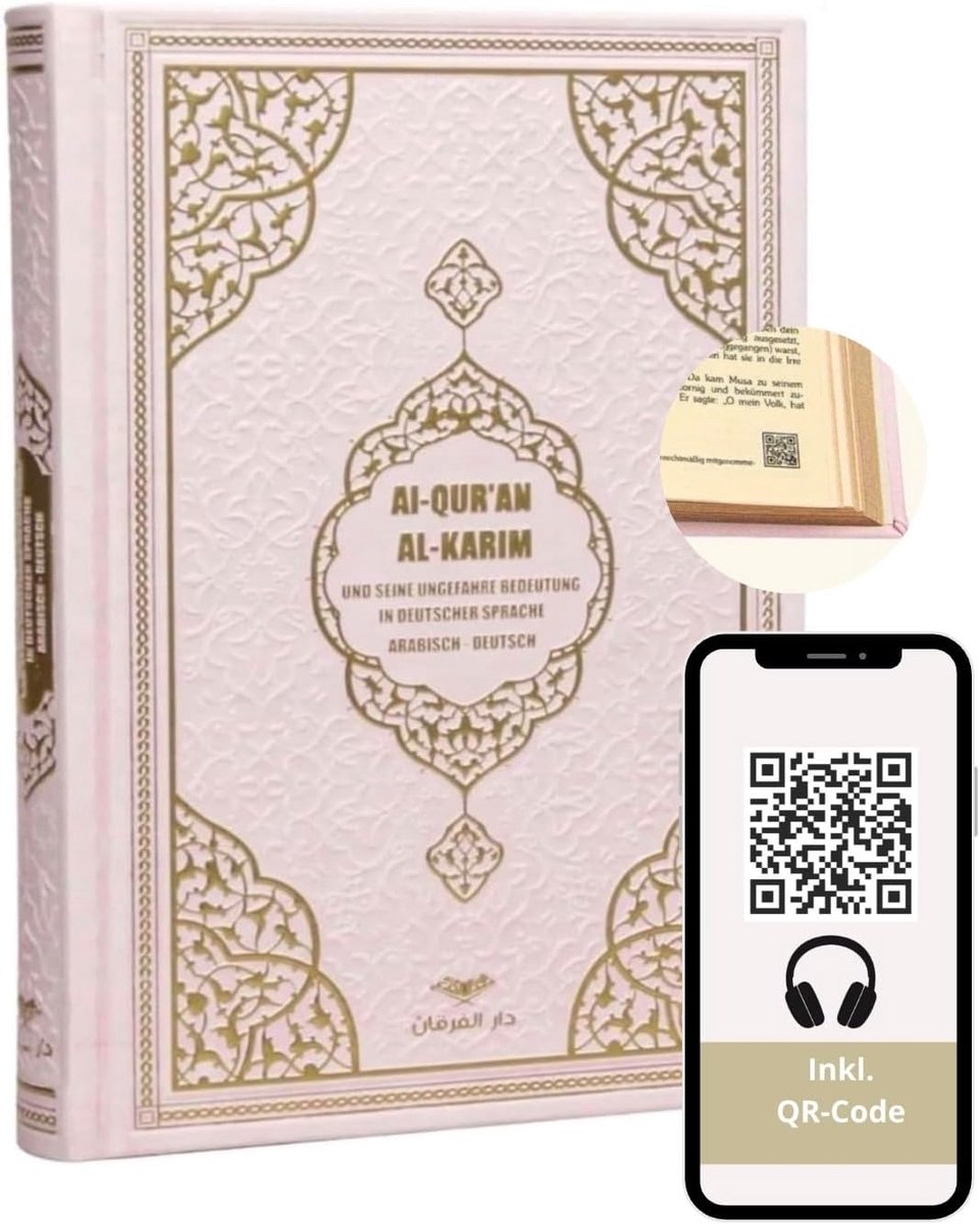 Quran German Arabic Quran German Kurani Kerim - Travel Prayer Carpet Offered (Red) - ShopVlot