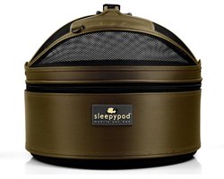 Sleepypod Mobile Pet Bed 3-in-1 - Olive Green - draagtas - autostoel - huisdierenbed