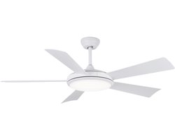 Evolar Smart Plafondventilator met Verlichting en WiFi - 132 cm - Stille Plafondlamp met Ventilator - Dimbaar Warm Wit Licht (LED) - EVO-CF52MW18W