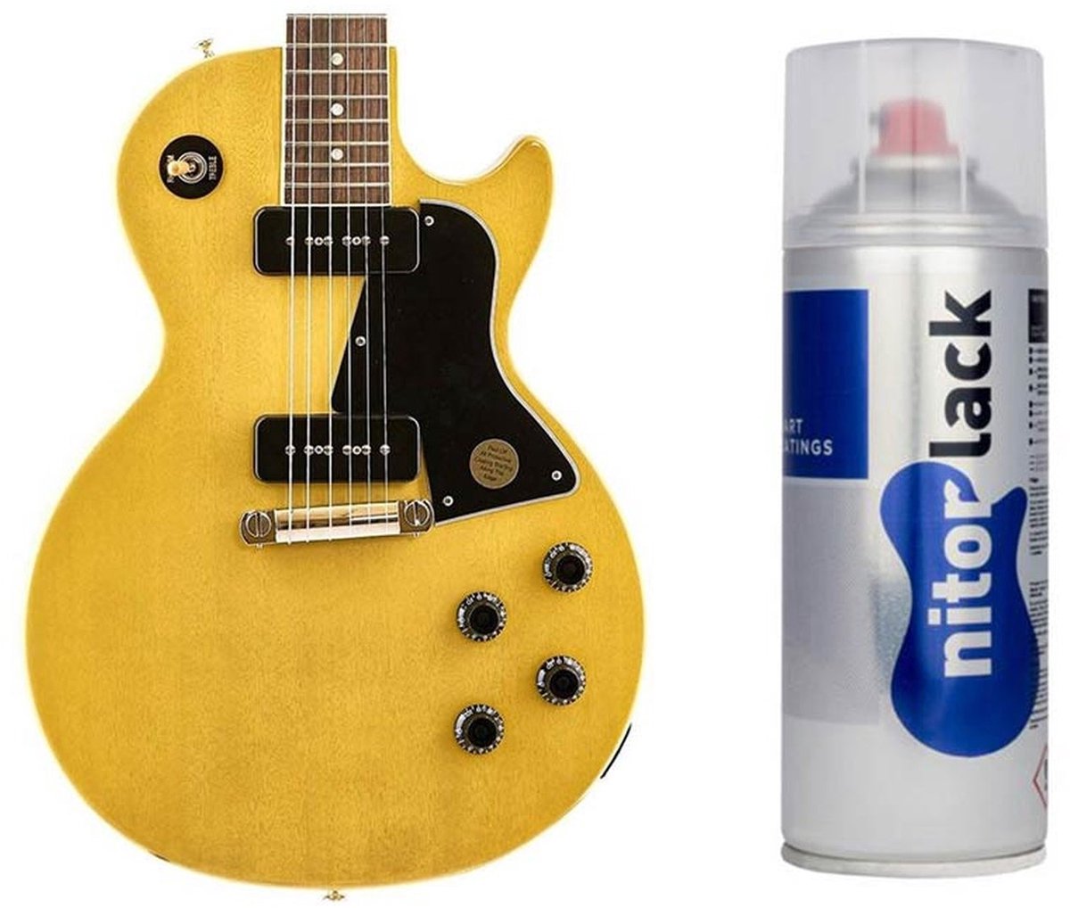 NitorLACK N250800160 Nitrocellulose Lak TV Yellow 400ml Spuitbus