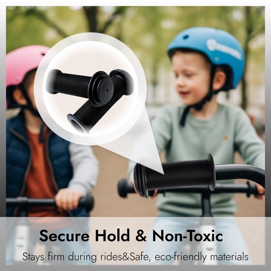 Ergonomische fietsgrips voor kinderen, 22mm, van rutschfest gummi — afbeelding 3