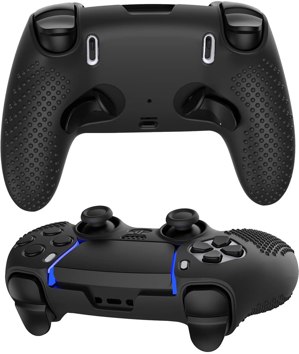 XBERSTAR Antislip siliconen beschermhoes+wipdop voor PS5 Edge Controller - ShopVlot
