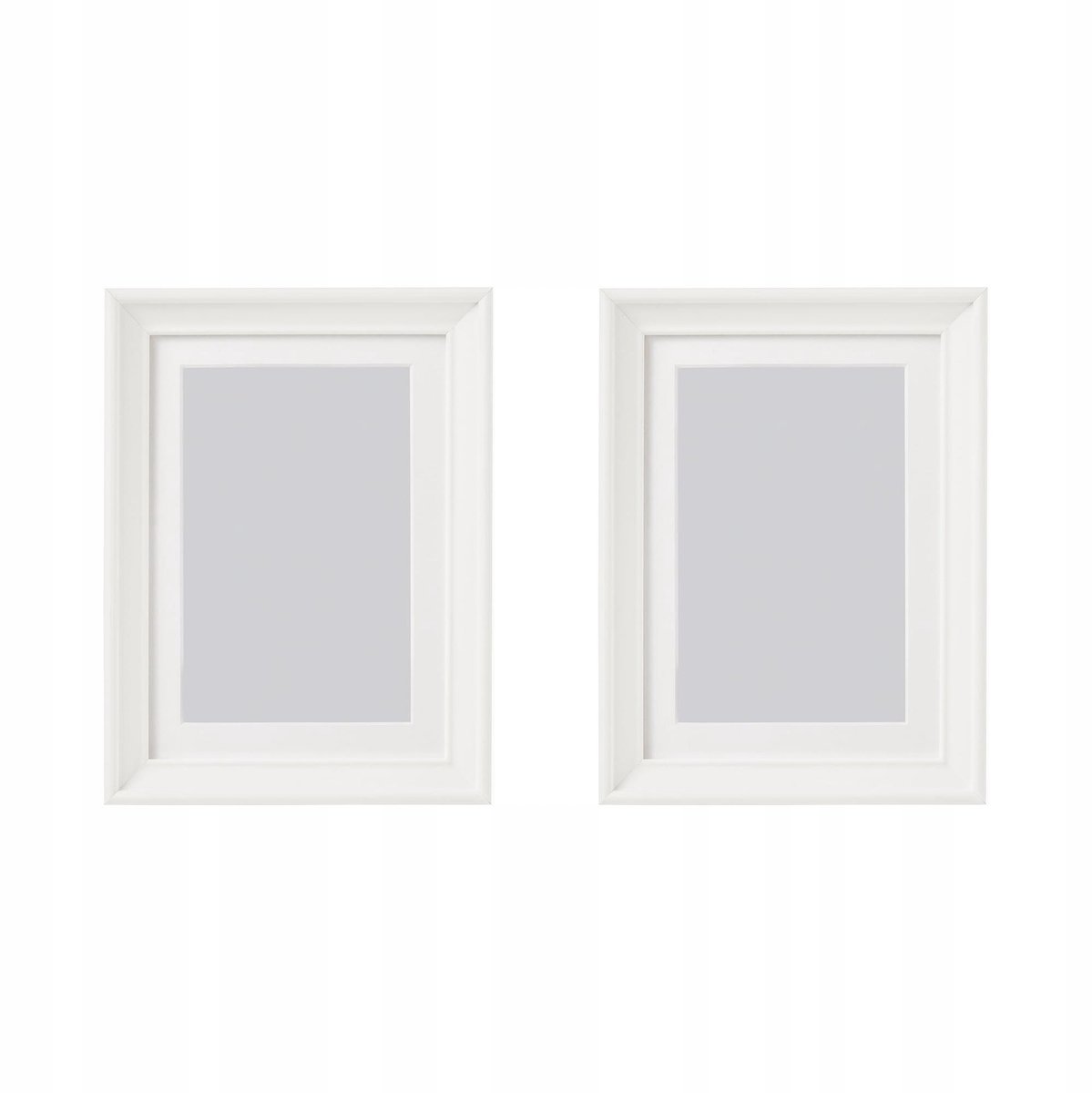 2x KNOPPANG Fotolijst Wit 13x18 cm - Staand of Hangend