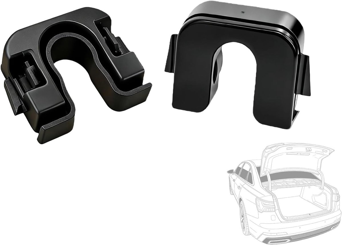 2 Pieces Trunk Shelf Fastening Clips - Car Rear Shelf Holders, Trunk Cover Clip Replacement OEM 015532109E, Rear Shelf - ShopVlot