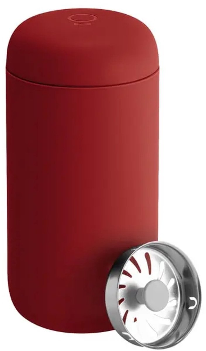 Fellow Carter Move Mok Thermosbeker - Donkerrood, 355ml