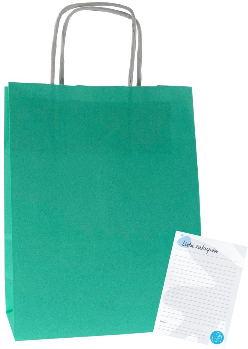 Mintgroene papierladen A5, 18x8x22cm, 250 stuks