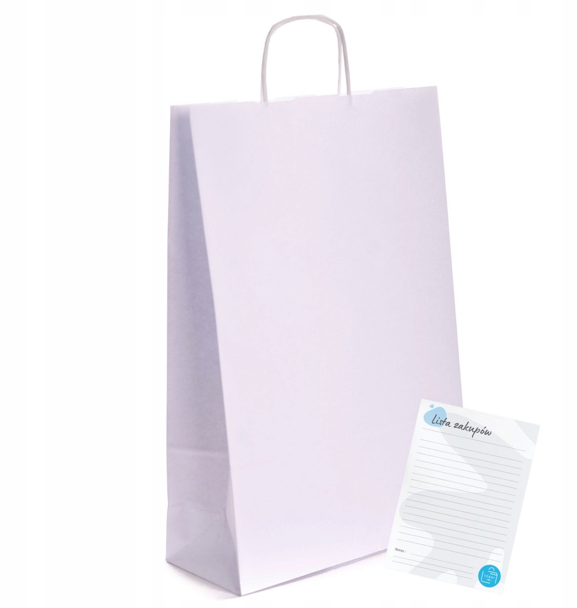 Witte papieren boodschappen kopjes 24x10x36cm - 175 stuks