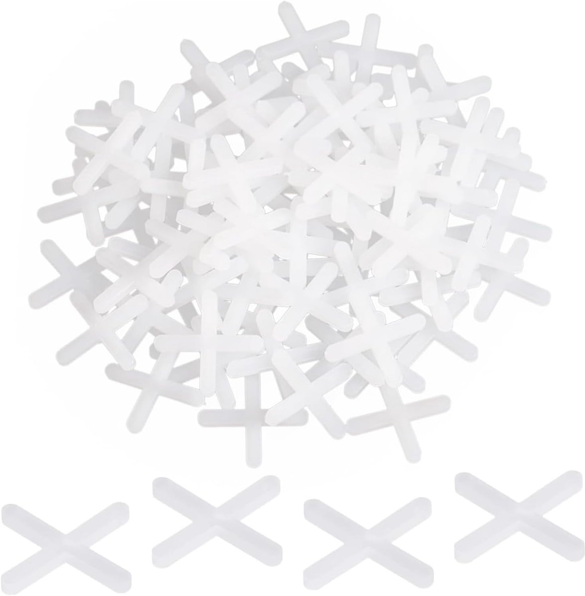 1000 Pieces Tile Crosses, 3 mm Plastic Tile Crosses for Wall and Floor Tiles - ShopVlot