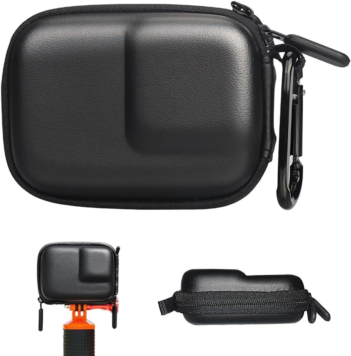 1 x Camera Case for Compact Cameras, Hard Mini Shell Travel Protective Case, Camera Accessories (Black) - ShopVlot