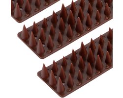 OFFO Duivenafweer, duivenspikes 3,0 m, duivenafweer, balkon, duivenafweer voor balkon, daken, ramen en hekken, bruin - ShopVlot