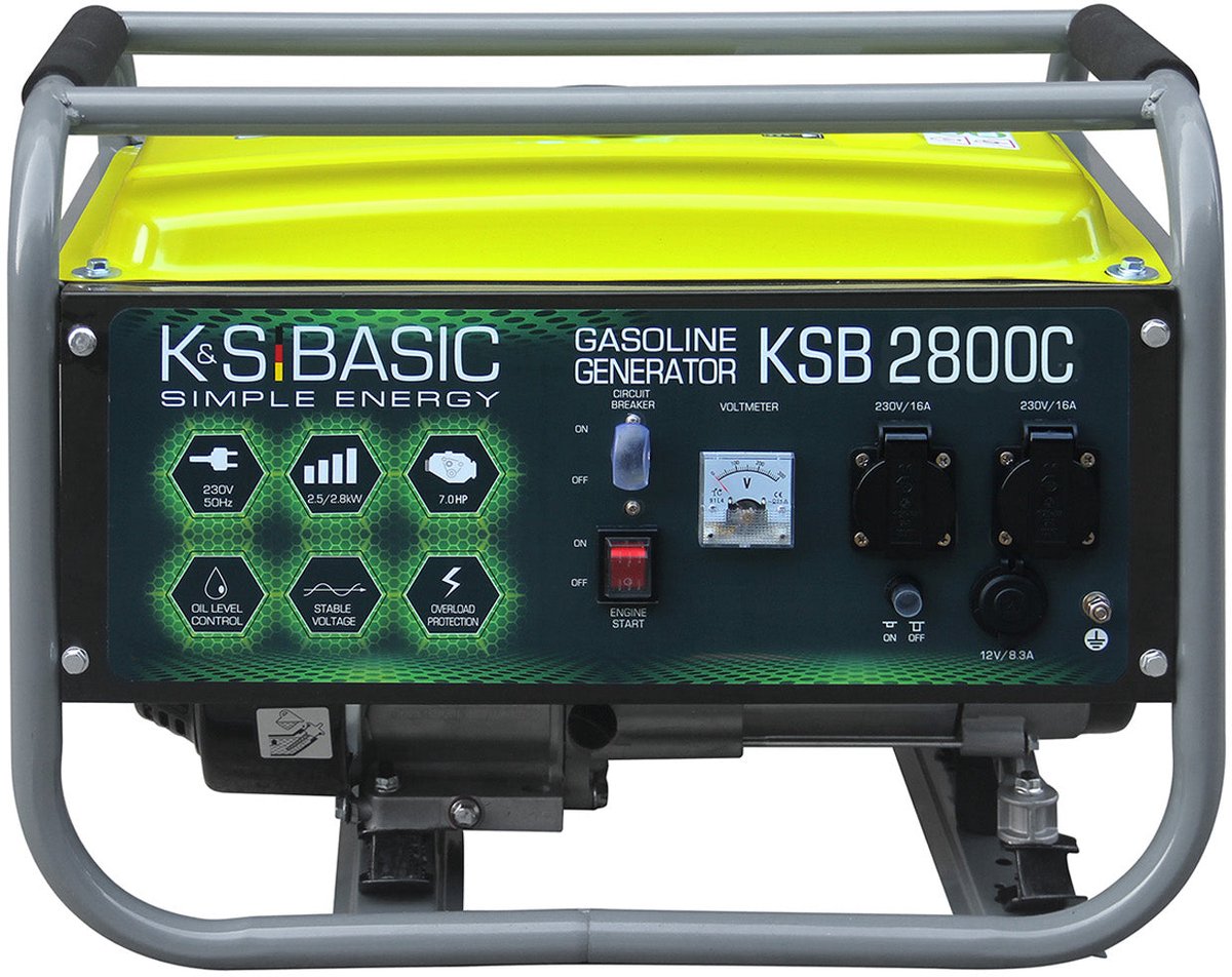 Benzininis generatorius Könner & Söhnen KSB 2800C BASIC