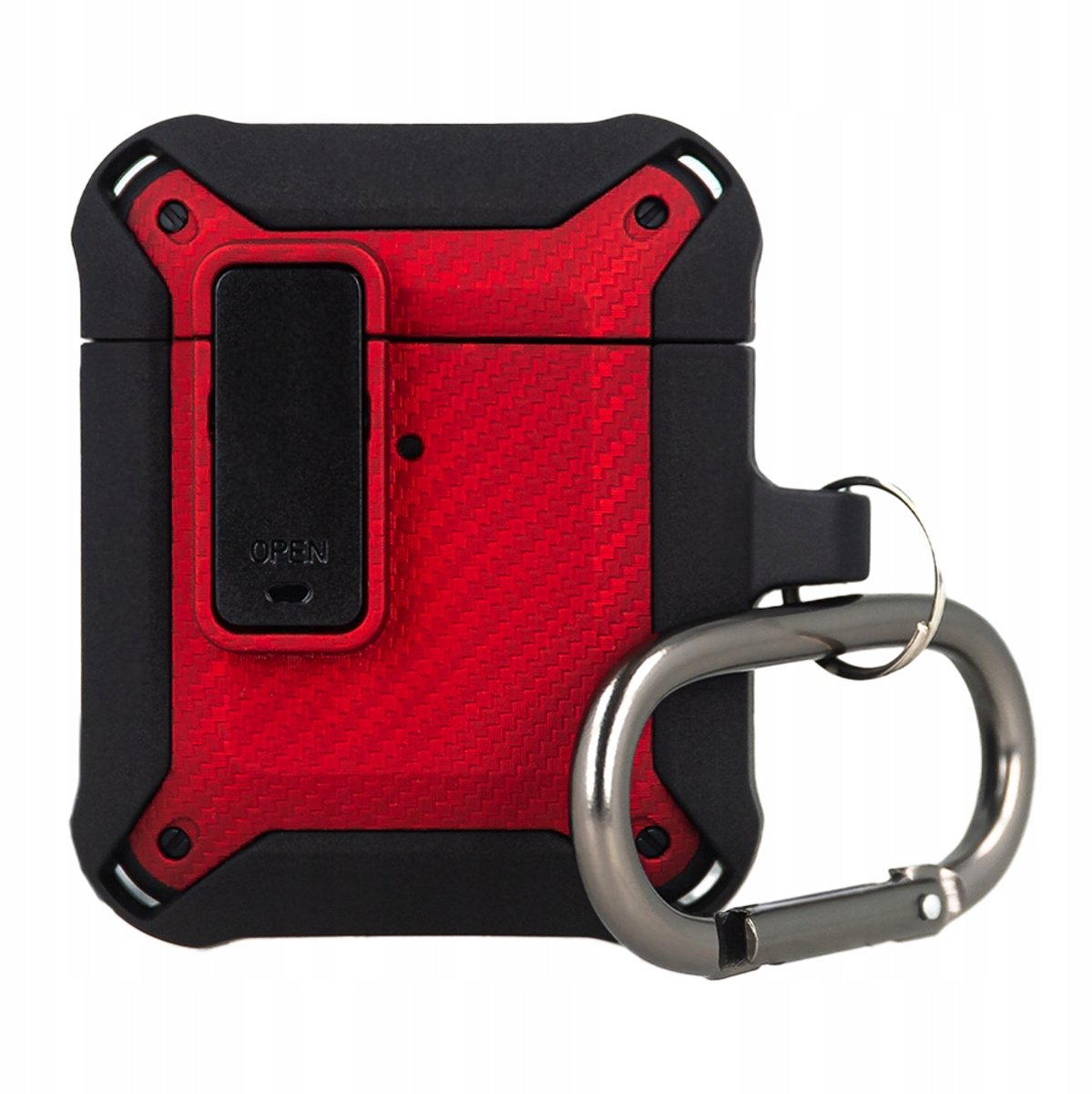 Rood Hoesje voor AirPods 1 & 2 - Beschermhoesje