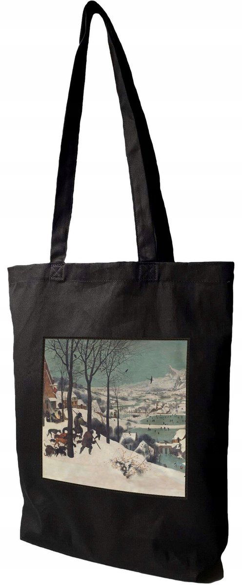 Stijlvolle shopper tas met opdruk, merkloos, 38x41cm